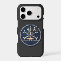 Customisable Pirate Skull T-Shirt: Add Name & Flag