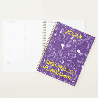 Customisable planner with editable name & colour