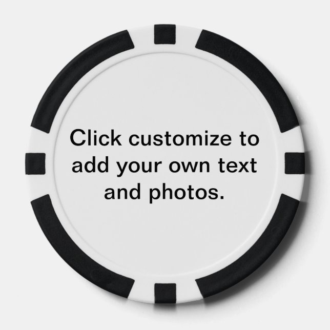 customisable poker chips (Front)