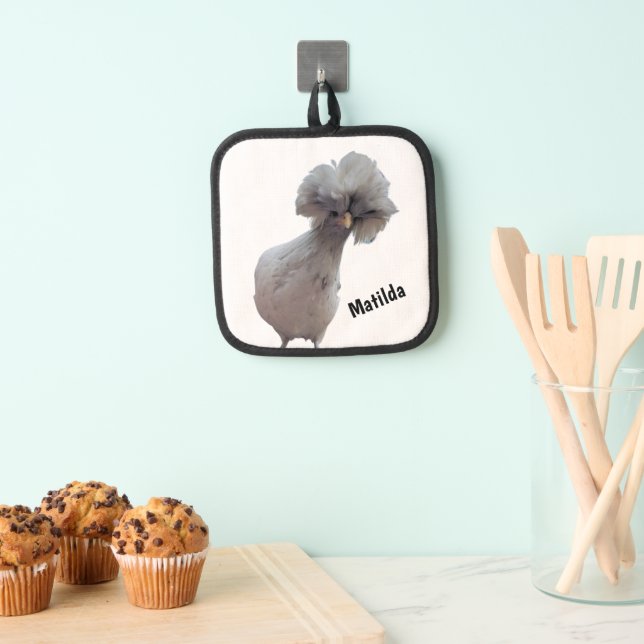 Customisable Polish Chicken "Matilda" Pot Holder (Insitu(Hanging))