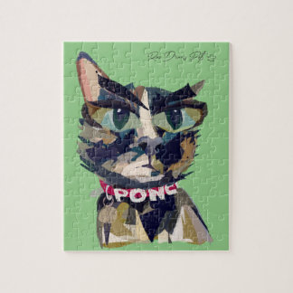 Customisable "Poncho" Cat Jigsaw Puzzle