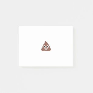 Customisable Poo Emoticon Post-it Notes