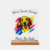 Customisable Pop Art Dachshund Design