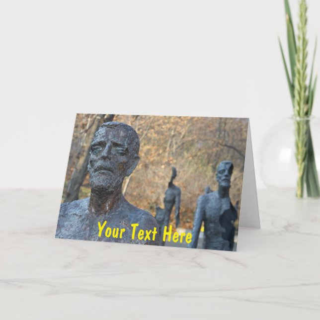 Customisable Prague memorial Card (Front)