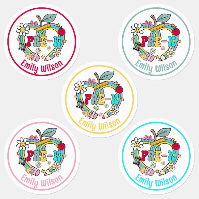 Customisable Pre-K Name Tags (Group)