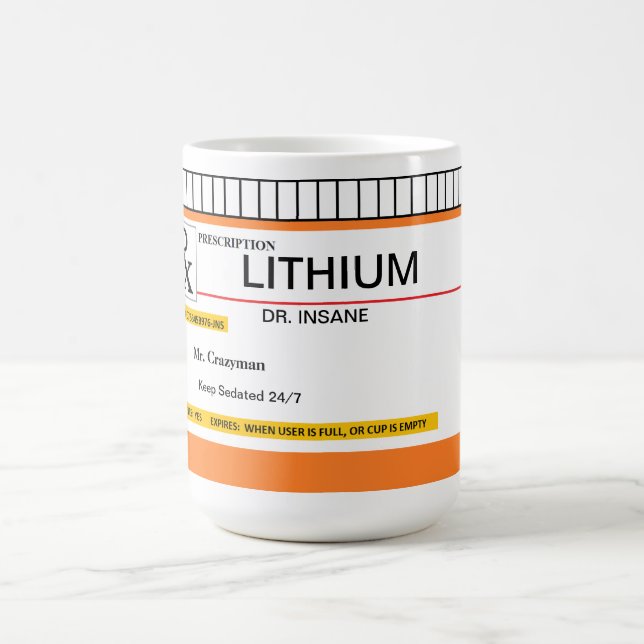 Customisable Prescription Mug (Center)