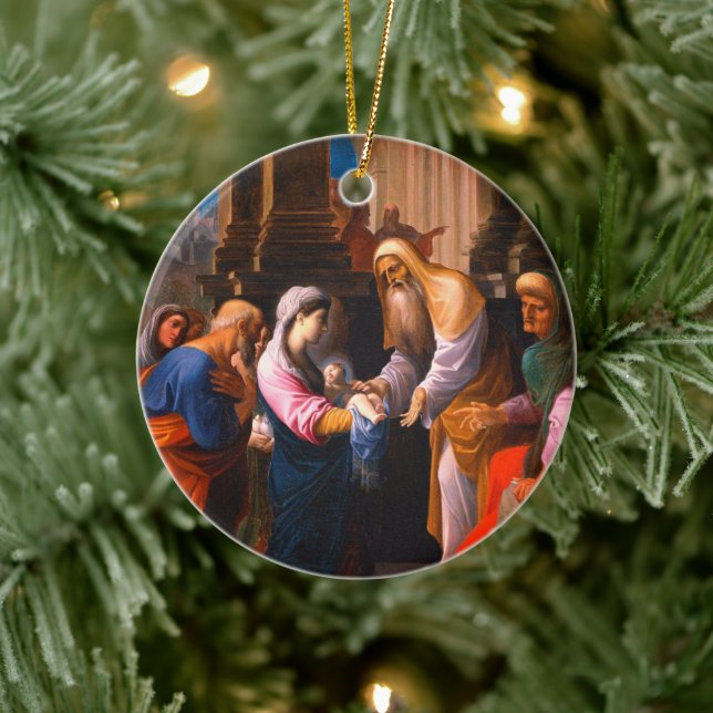 Customisable Presentation of Our Lord Ceramic Ornament (Tree)