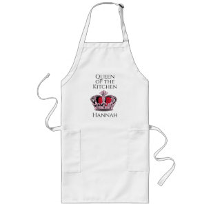 Customisable Princess Crown Long Apron