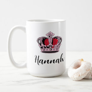 Customisable Princess Queen Crown Coffee Mug