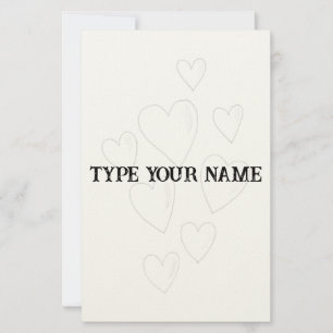 Customisable Product Add Your Own Text or Design Stationery