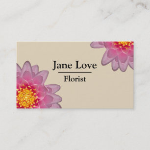 Customisable Professional Florist Business Cards