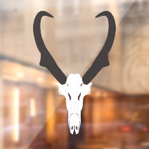 Customisable Pronghorn Skull