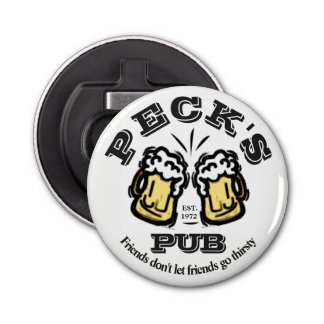 Customisable Pub Beer graphic bottle opener