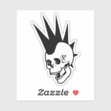 Customisable Punk Skull