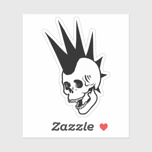 Customisable Punk Skull (Sheet)