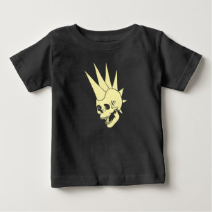 Customisable Punk Skull Version 2 Baby T-Shirt