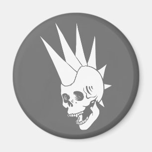Customisable Punk Skull Version 2 Magnet
