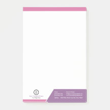 Customisable Purple and Pink Colourful Custom Logo