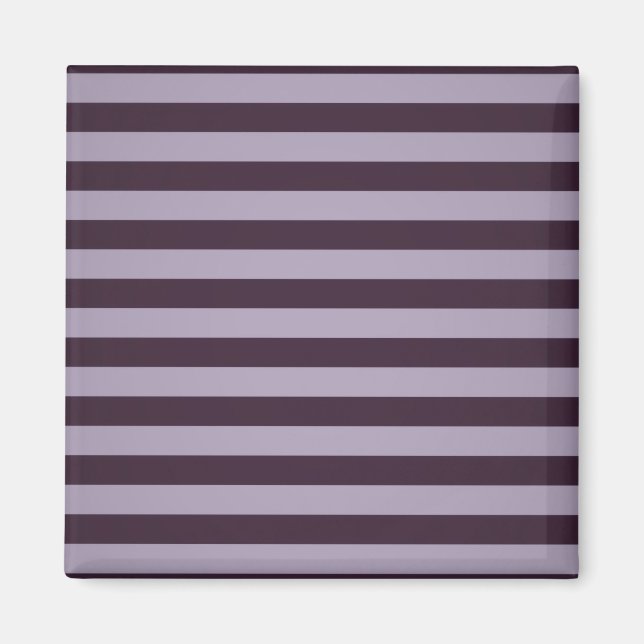Customisable Purple Stripes Magnet (Front)