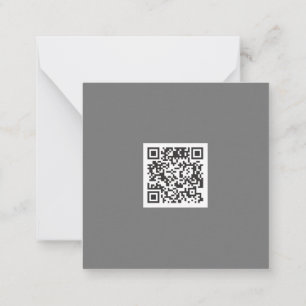 Customisable Qr code and logo Holiday Card