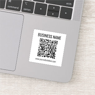 Customisable QR code & Business Name
