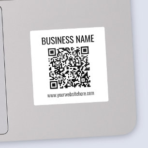 Customisable QR code & Business Name