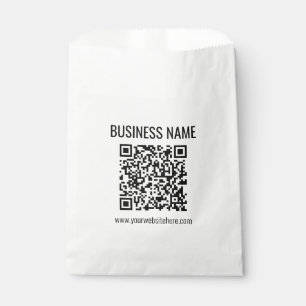 Customisable QR code & Business Name Favour Bag