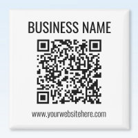 Customisable QR code & Business Name
