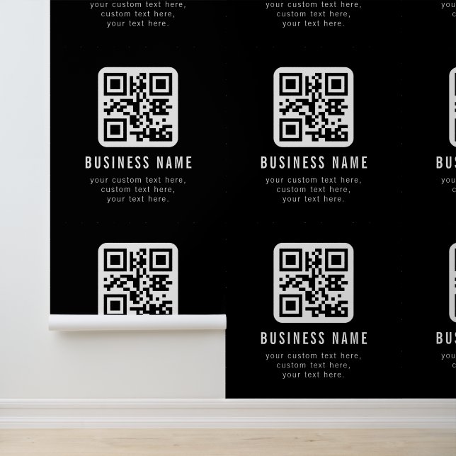 Customisable QR Code & Editable Text Design Wallpaper (Application)