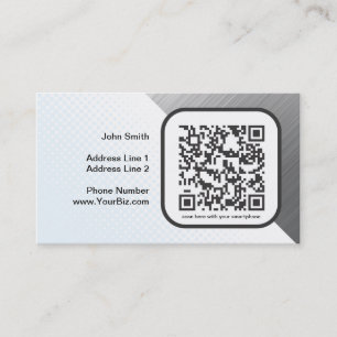 Customisable QR code marketing piece Business Card