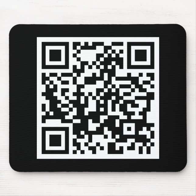 customisable QR code Mouse Pad (Front)