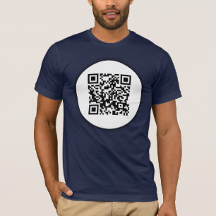 customisable QR code T-Shirt