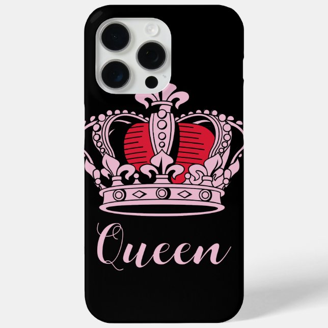Customisable Queen Crown Case-Mate iPhone Case (Back)