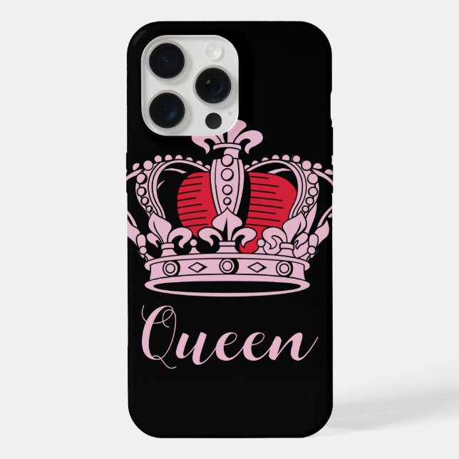 Customisable Queen Crown iPhone Case (Back)
