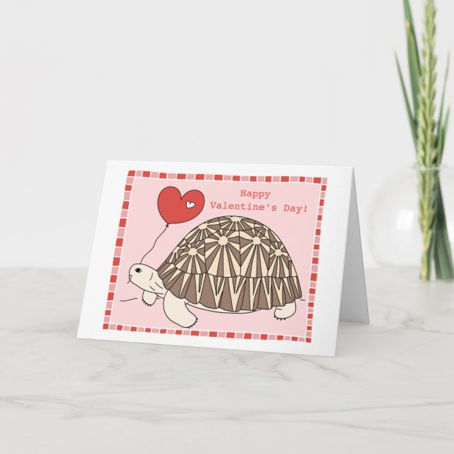 Customisable Radiated Tortoise Card (Front)