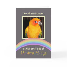 Customisable Rainbow Bridge Pet Memorial