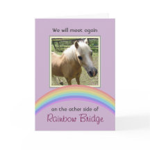 Customisable Rainbow Bridge Pet Memorial