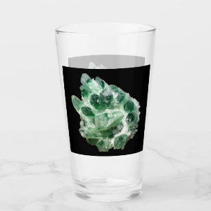 Customisable Raw Chlorite Quartz Crystal Cluster Glass