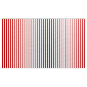Customisable Red and White Striped Fabric