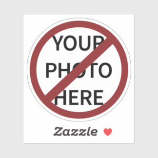 Customisable Red Ban Circle No Symbol Women's