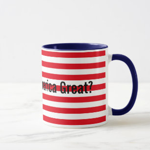 Customisable Red White Blue Makes America Great Mug