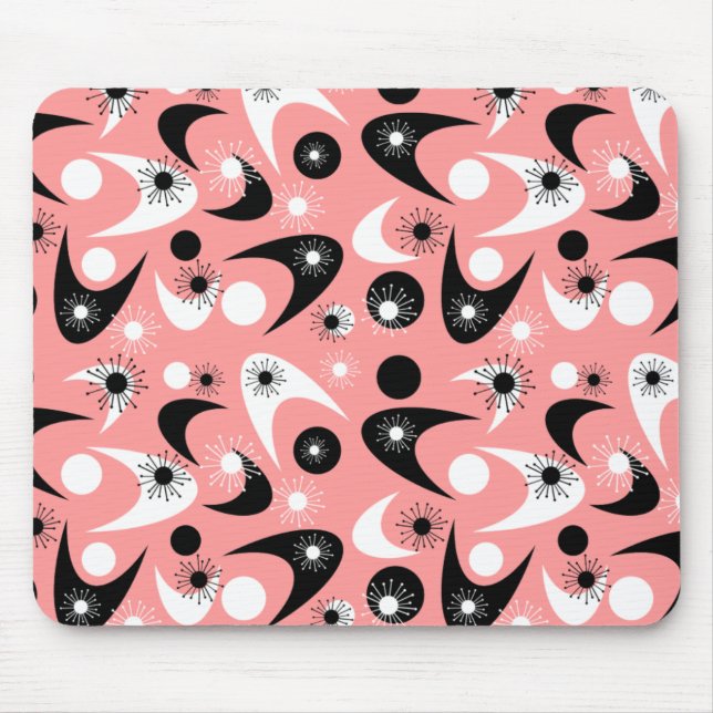Customisable Retro Boomerangs Mouse Pad (Front)