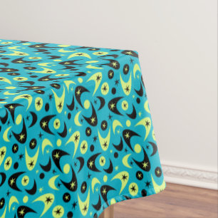 Customisable Retro Boomerangs Tablecloth