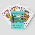 Customisable Retro Cocktail Lounge Playing Cards