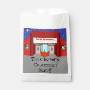 Customisable Retro Movie Theatre Favour Bags
