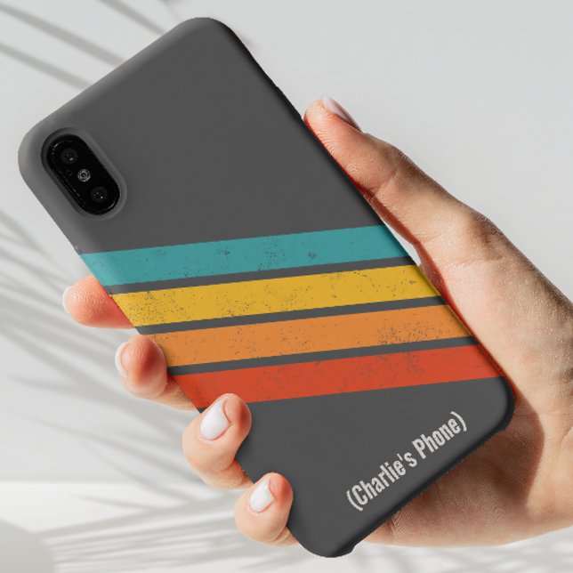 Customisable Retro Phone Case Minimalistic Design (Creator Uploaded)