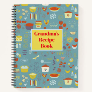Customisable Retro Recipe Book