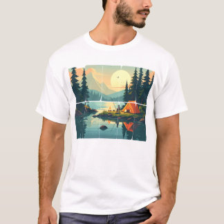 Customisable Retro Touch Grass Outdoors Typography T-Shirt