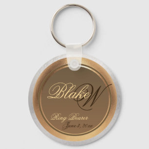 Customisable Ring Bearer Keepsake Keychain