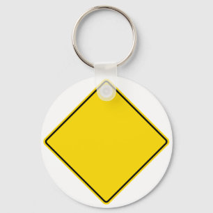 Customisable Road Sign Key Ring